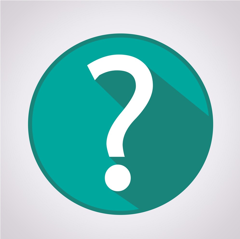 Question mark sign icon